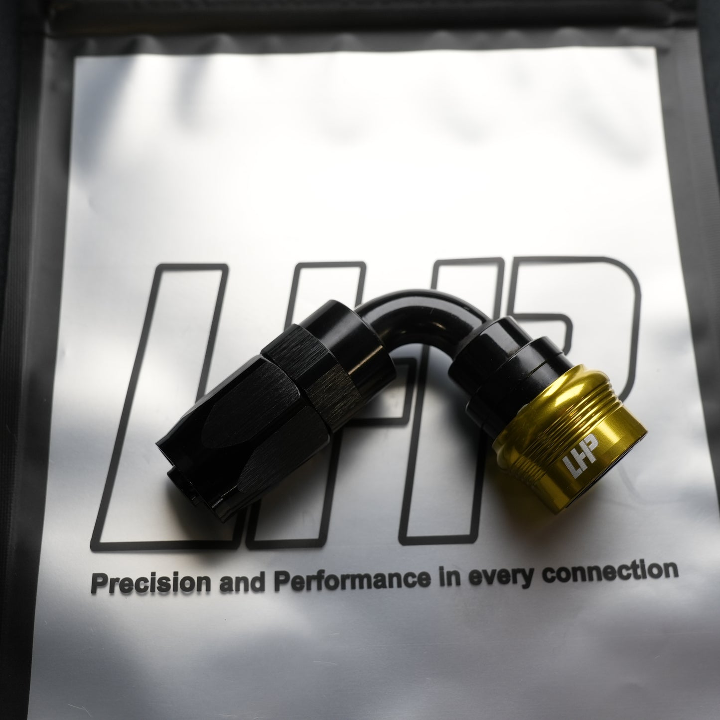 3/8" Quick Release AN6 Hose End, 90°