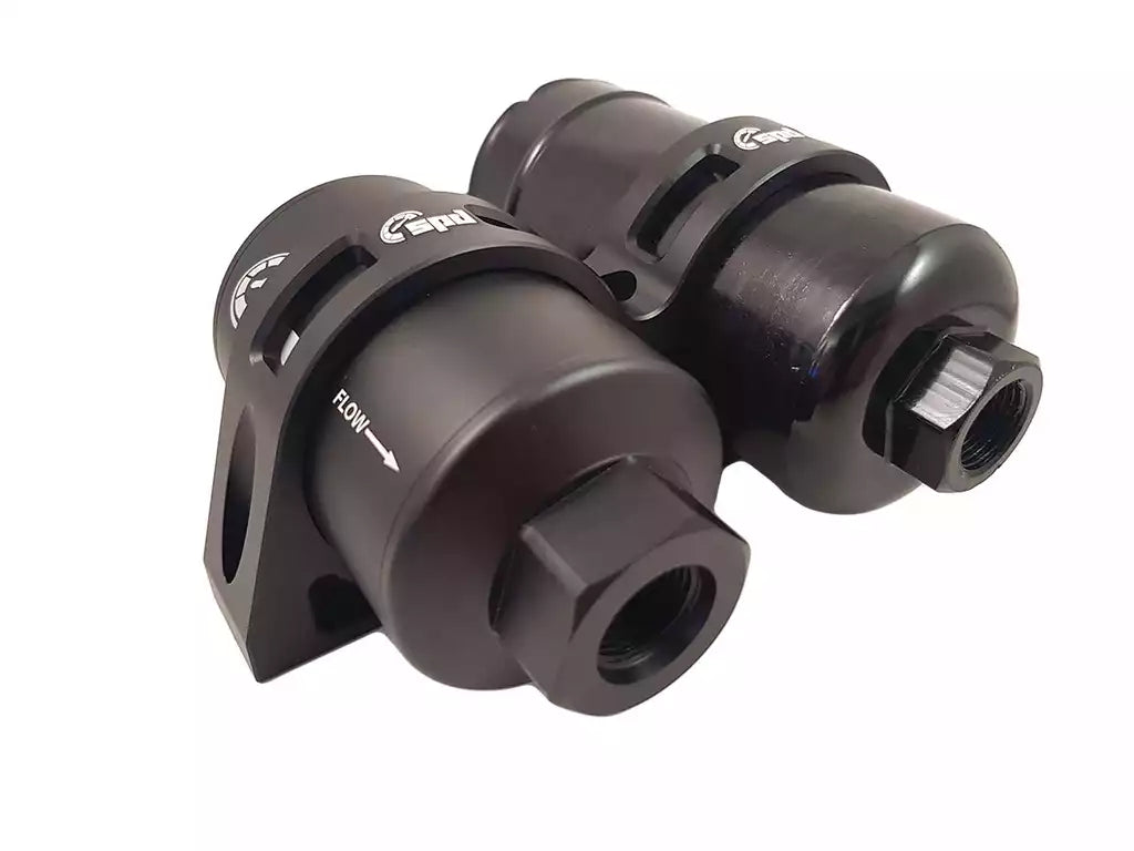 SPD Fuel filter compact 100 micron E85 black (pre-filter)