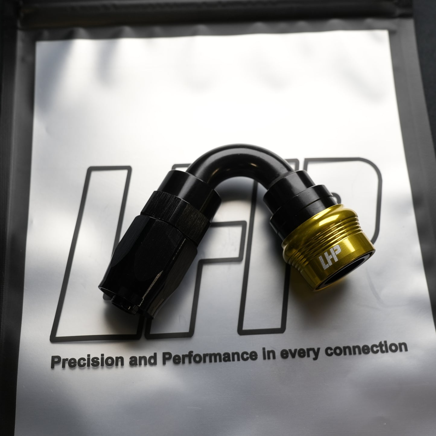3/8" Quick Release AN6 Hose End, 120°