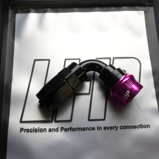 3/8" Quick Release AN6 Hose End, 90°
