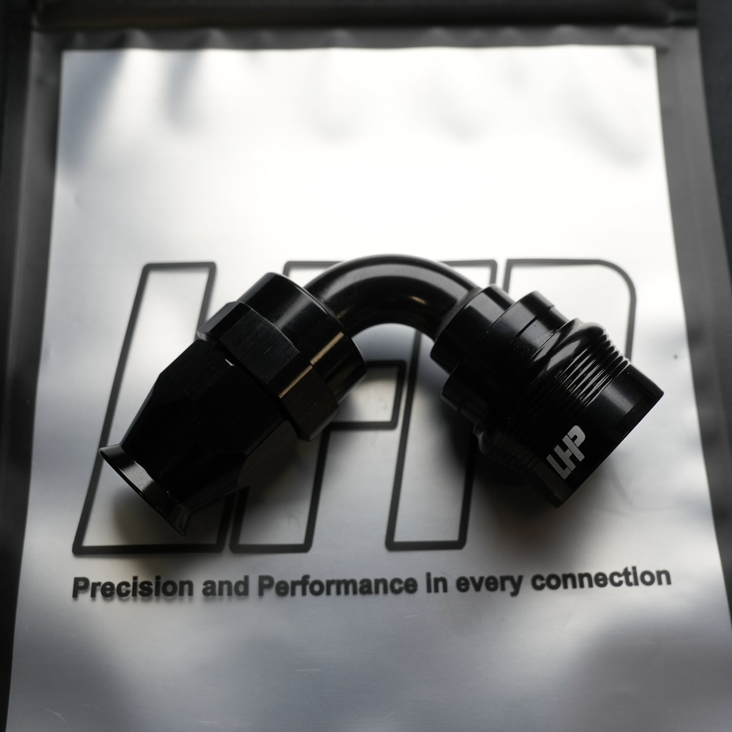 1/2" Quick Release AN8 Hose End, 90°, PTFE