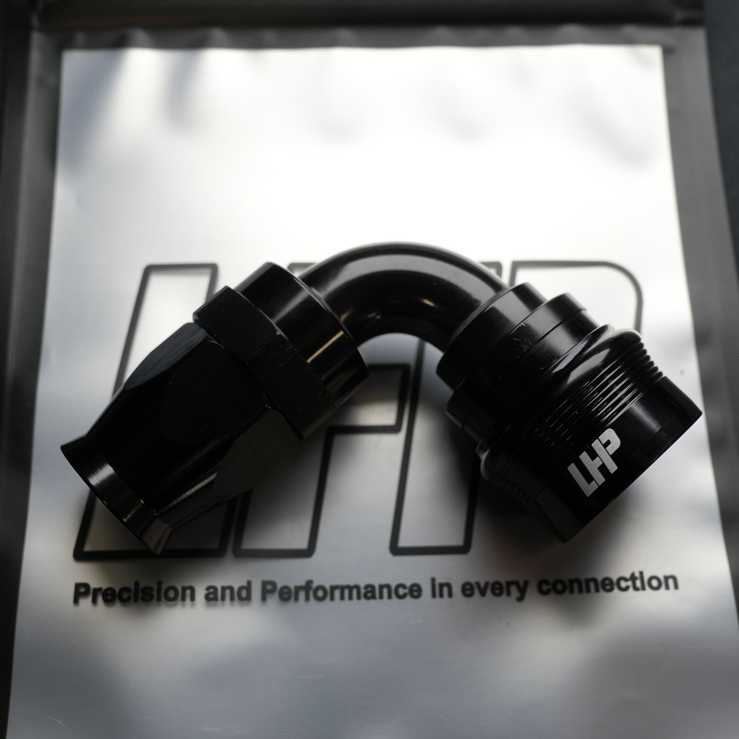 5/8" Quick Release AN10 Hose End, 90°, PTFE