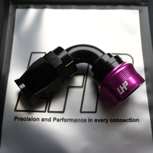 5/8" Quick Release AN10 Hose End, 90°, PTFE