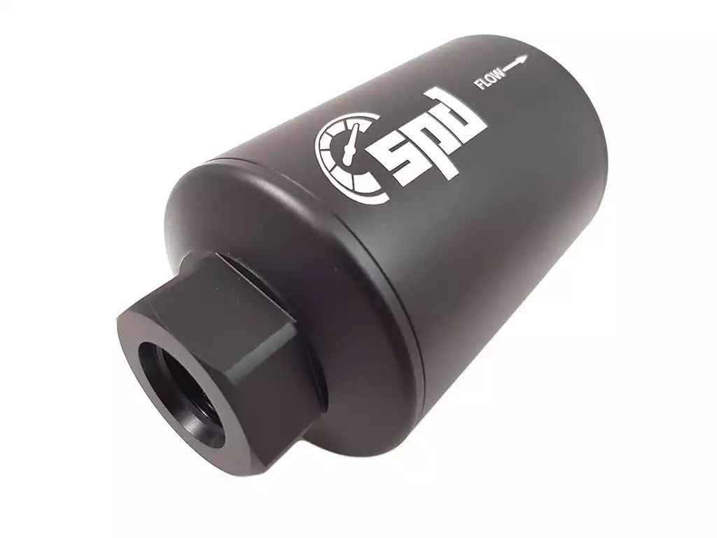 SPD Fuel filter compact 100 micron E85 black (pre-filter)