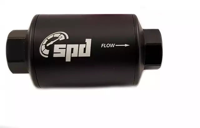 SPD Fuel filter compact 100 micron E85 black (pre-filter)