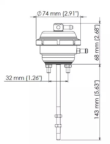 Turbosmart Borg warner wastegate | Twin Scroll | B1