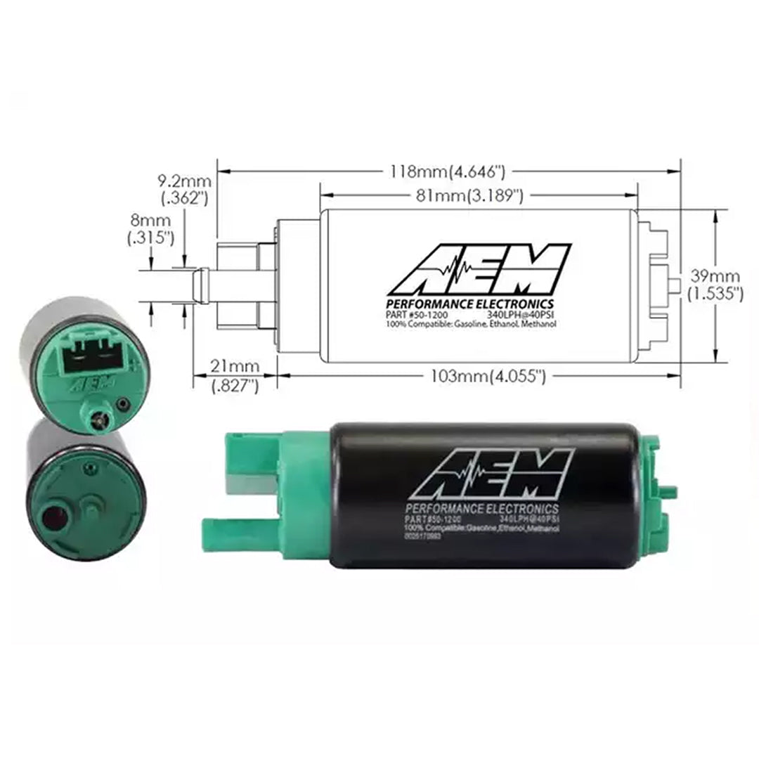 AEM fuel pump 320L E85 (in tank)